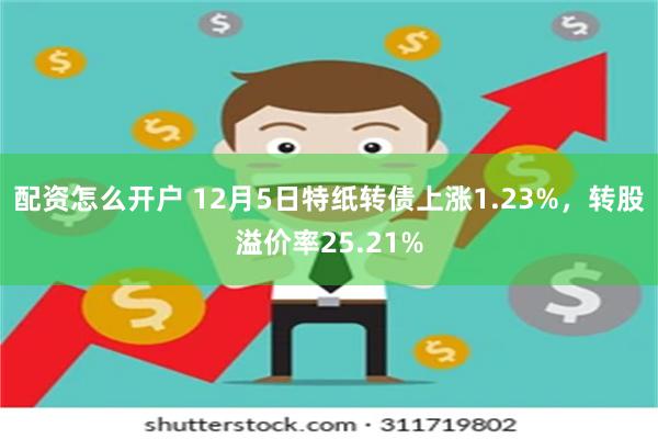 配资怎么开户 12月5日特纸转债上涨1.23%，转股溢价率25.21%